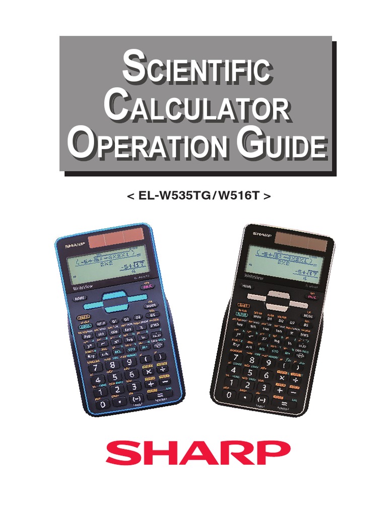 Scientific Calculator Guide | PDF | Trigonometric Functions ...