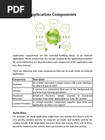 Application Components: Activities