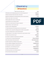 100 Chemistry One Liner GK Questions English (WWW - Quiznotes.in)