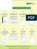 Procedure For Validating Digital Signature PDF