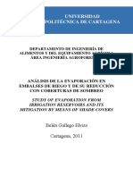 Perdidas Por Evaporacion en Embalses de Riego