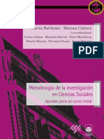 Batthianny - Metodología de Las Ciencias Sociales