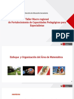 Fortalecimiento de capacidades pedagógicas en matemáticas