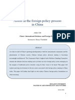 Actors in The Foreign Policy Process in