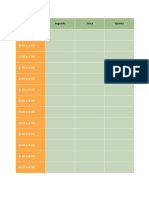 Planilha de Estudos