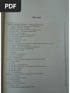 Z Mirski Technologia I Badanie Materiałów Inżynierskich Kopia