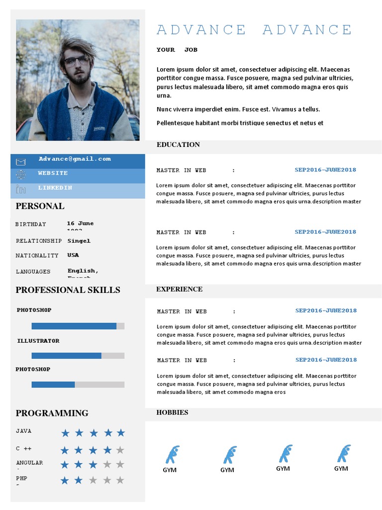 Advance CV | PDF