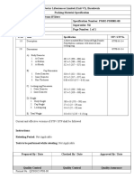 S. No. Tests Specification STP / GTP No.: Current and Effective Versions of STP / GTP Shall Be Followed