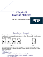 Bayesian Statistics: MA501, Statistics For Insurance