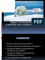 Limpact Du Rechauffement Climatique Sur La Faune Et La Flore Presentation