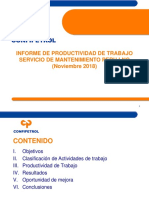 Informe Servicio Productividad Peru LNG 2018 - Instrumentacion
