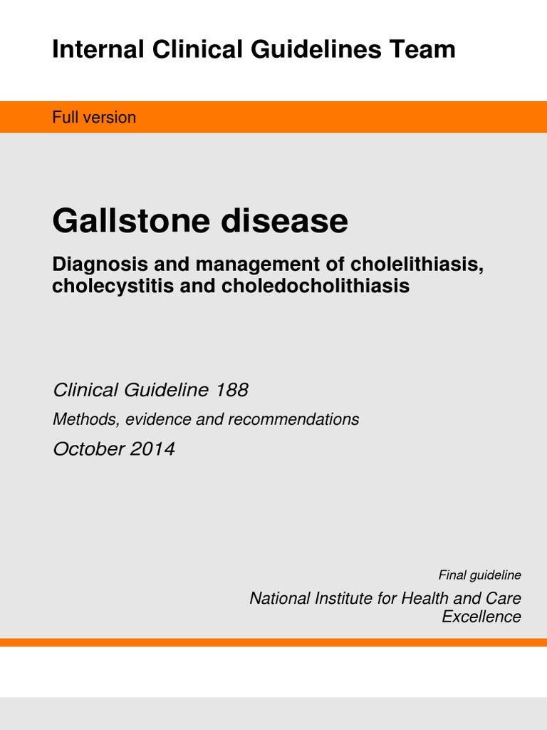 Full Guideline PDF 193302253 PDF | PDF | Gallbladder | Meta Analysis