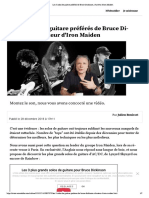 Les 3 solos de guitare préférés de Bruce Dickinson, chanteur d'Iron Maiden