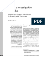 Teoria e Investigacion Educativa. Posibi PDF