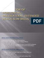 Application of Horizontal, Multilateral, Extended reach, Slim wells.pptx