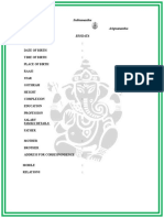 Biodata for Marriage - Ganeshji Format 1