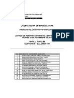 Calendario Admisiones 20191 Pre