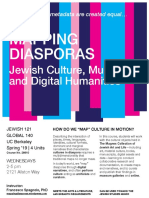 Mapping Diasporas - Course Flyer (Spring 2019)