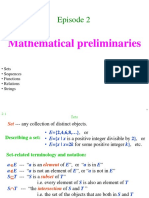 Episode 2: Mathematical Preliminaries