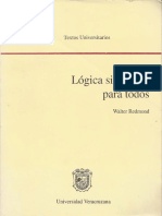 Redmond Walter Logica Simbolica para Todos PDF