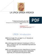 La Lírica Griega Arcaica2018