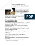 Factorii Psihologici Implicati in Stimularea Creativitatii Manageriale