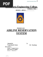 Airline Reservation Project