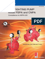 Fire Fighting Pump Model FSPA and CNPA: Compliance To NFPA 20