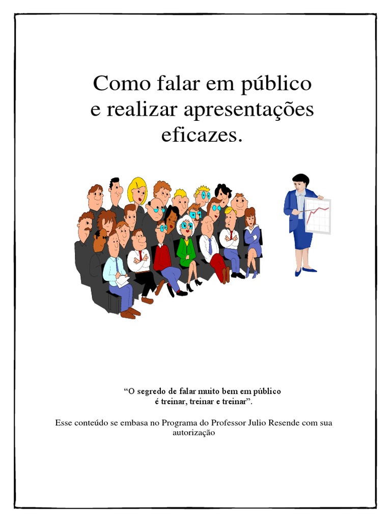 Como Falar em Público com Eloquência | PDF | Palestra | Comunicação