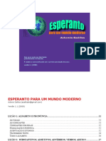 Curso Esperanto para Um Mundo Moderno PDF