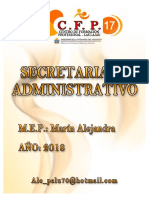 Cuadernillo de Secretariado Adm 2018 (Las Lajas)