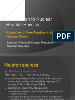 Principal Nuclear Reaction - Lecture 2