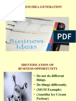Business Idea Generation