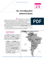 23 As Revolucoes Americanas