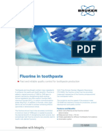 TD-NMR - Analysis of Fluorine in Toothpaste