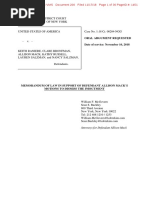 US vs. Keith Raniere, Alison Mack: Motion To Dismiss Charges