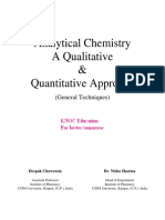 Deepak Chowrasia, Nisha Sharma-Analytical Chemistry. A Qualitative & Quantitative Approach (2015)