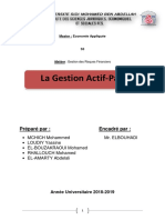 Gestion Actif Passif