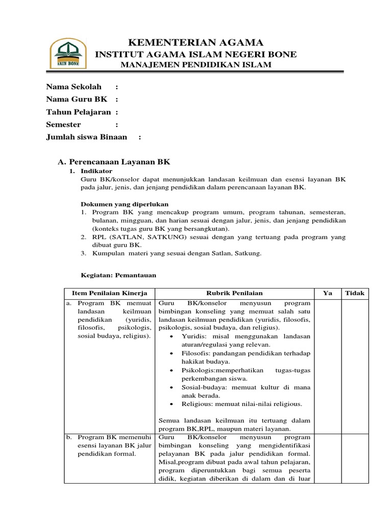 Tugas Guru Bk Guru Paud