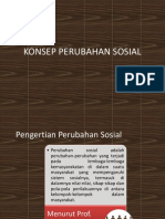 Materi Konsep Perubahan Sosial