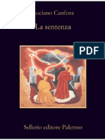 Luciano Canfora - La Sentenza PDF