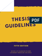 Thesis Manual