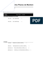 Detalle de Partes Planes de Mantenimiento R - 5: Familias Tractores de Cadena Modelo D6T Prefijo GCT