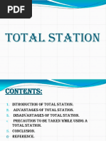 Total Station Setup and Data Transfer Guide | PDF | System Software ...