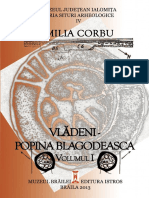 Emilia Corbu Vladeni Popina Blagodeasca Vol I Asezarea Medieval Timpurie 2013