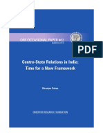 Centre-State Relations in India PDF
