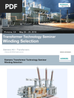 SIEMENS Transformer Winding Selection