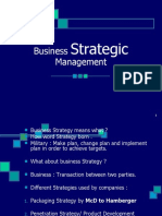 Introduction To Business Strategic Management