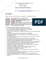 TP3 - SQL Base de Données Hôpital PDF