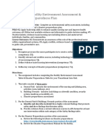 23 CLINICAL SITE - Facility Environment Assessment & Disaster Preparedness Plan.doc